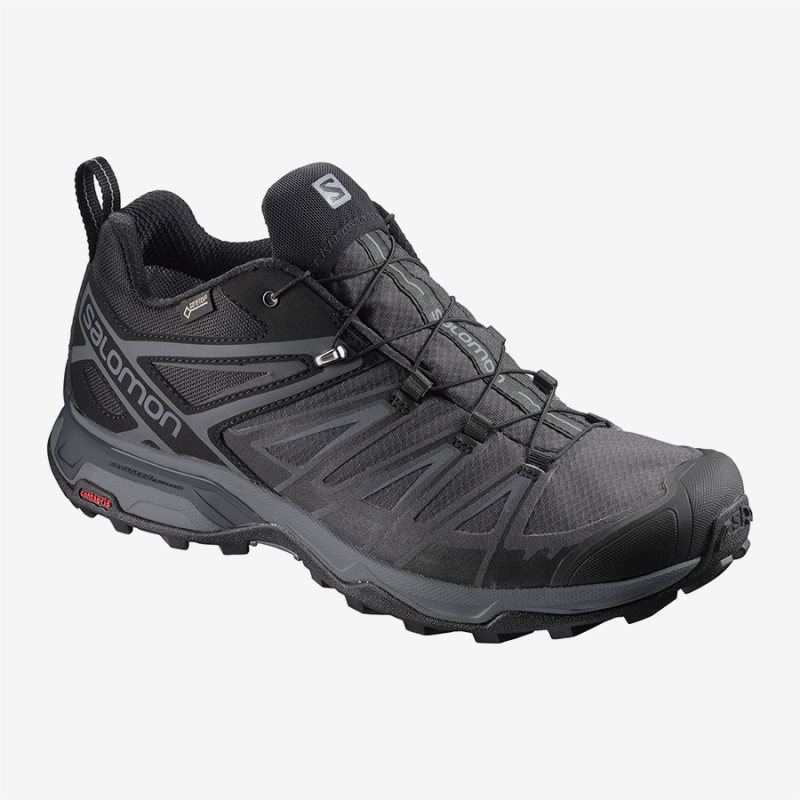 Zapatillas Trekking Salomon X ULTRA 3 GTX Hombre Negras (ES-URZH)
